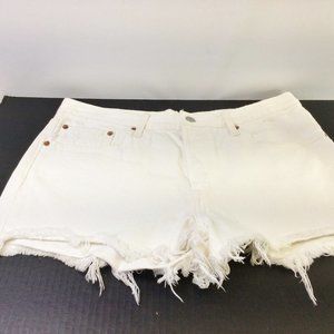 Levi's White Jean Shorts for Women